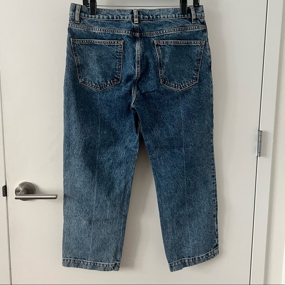 The Kooples Wide Straight Leg Nelly Cropped Jeans Size 28 - Picture 2 of 3